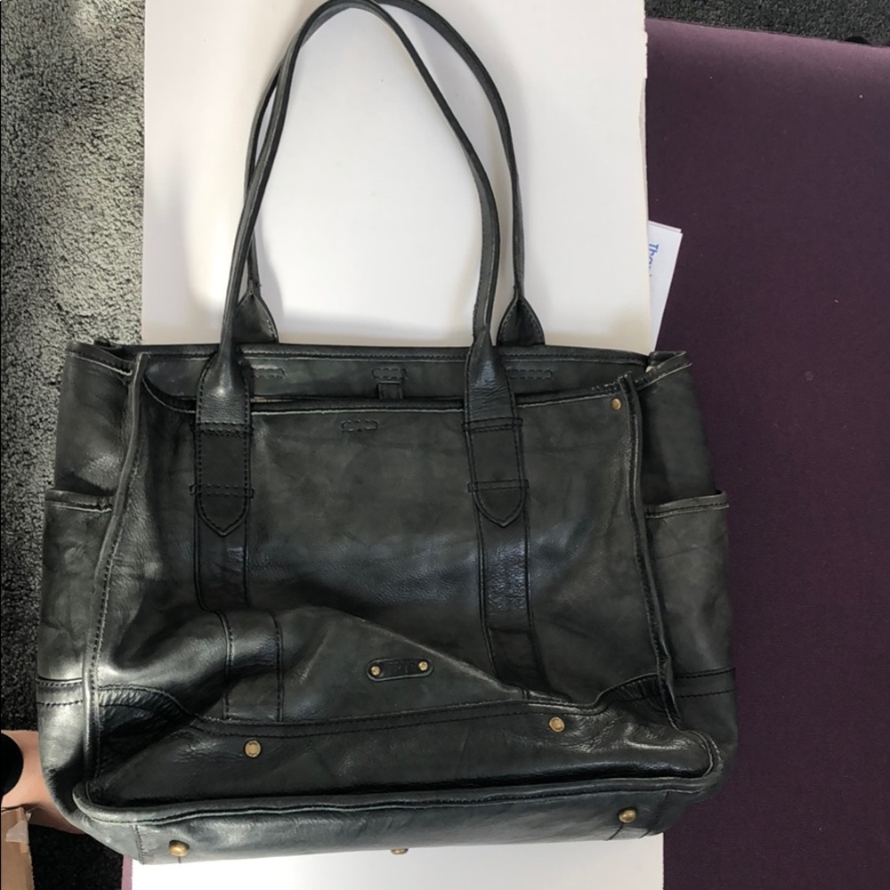 Black Frye shopper tote